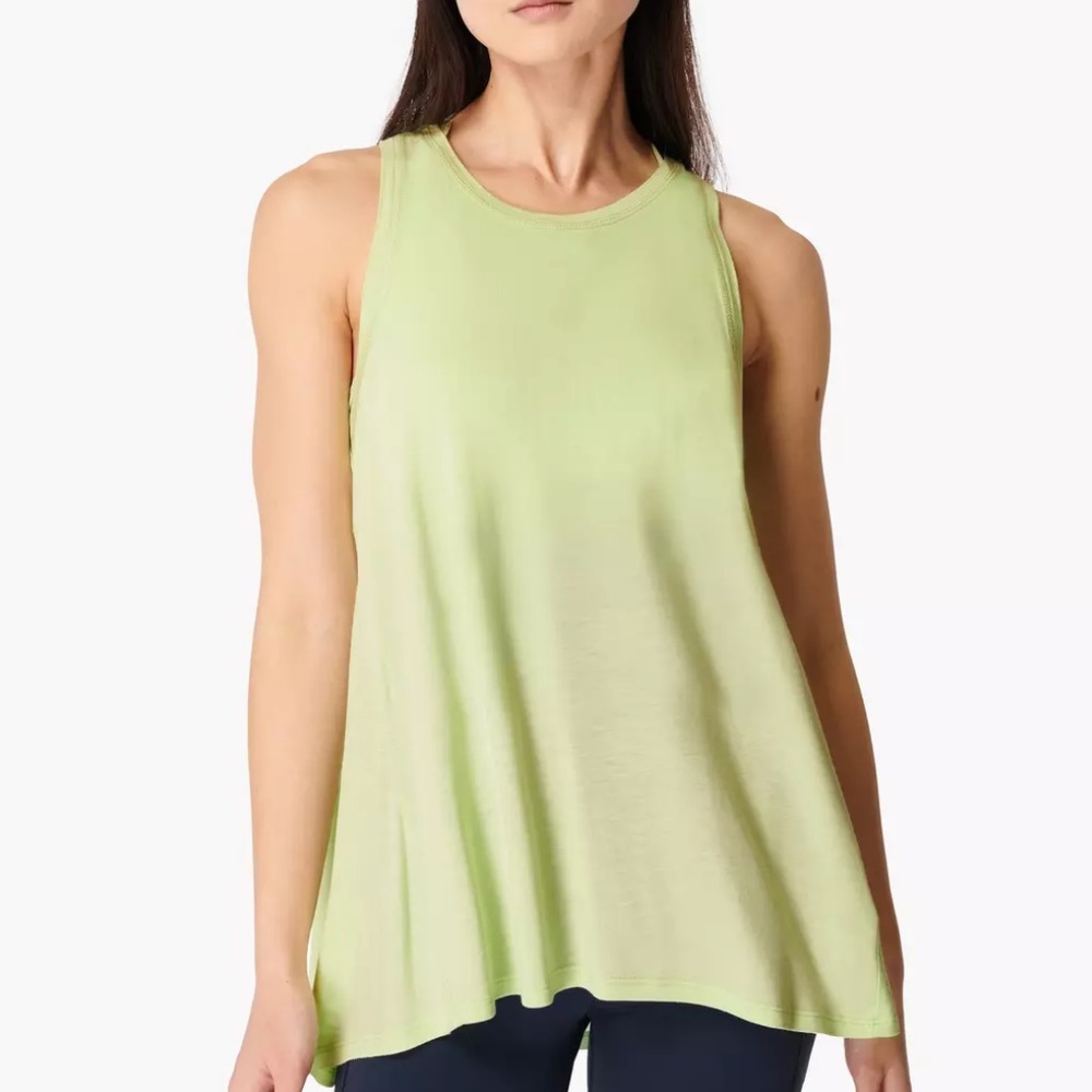 Sweaty Betty Easy Peasy Tank Utopia Green - Picture 2 of 7